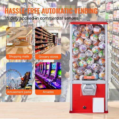 Gumball Machine for Kids 25 Height Home Vending Machine PS Bouncy Balls