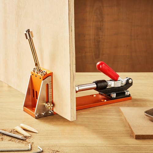 30 Pcs Pocket Hole Jig Kit Adjustable Easy to Use Pocket Hole Jig System