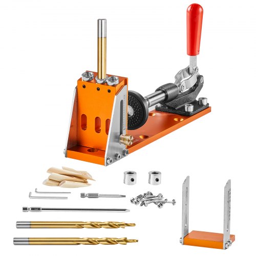 30 Pcs Pocket Hole Jig Kit Adjustable Easy to Use Pocket Hole Jig System