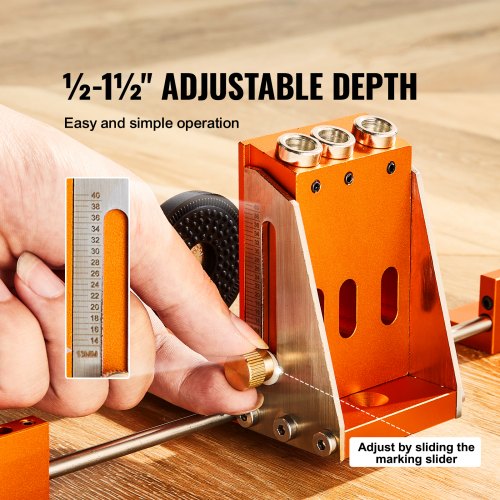 Pocket Hole Jig Kit 34 Pcs Pocket Hole Jig System with 11 Cclamp