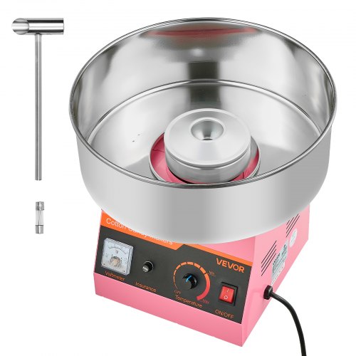 Cotton Candy Machine Commercial 1000W Electric Candy Floss Maker Easy Use