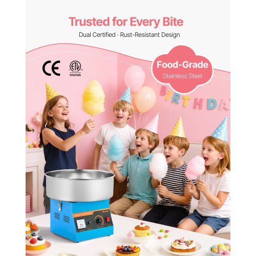 Cotton Candy Machine Commercial 1000W Electric Candy Floss Maker Easy Use 3