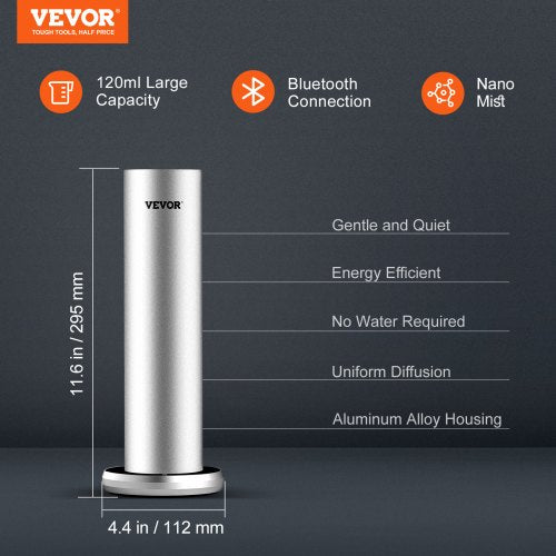 Scent Air Machine for Home 120ml Bluetooth Smart Cold Air Diffuser