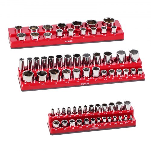 Magnetic Socket Organizer Set 3PCS Magnetic Socket Holder 14 38