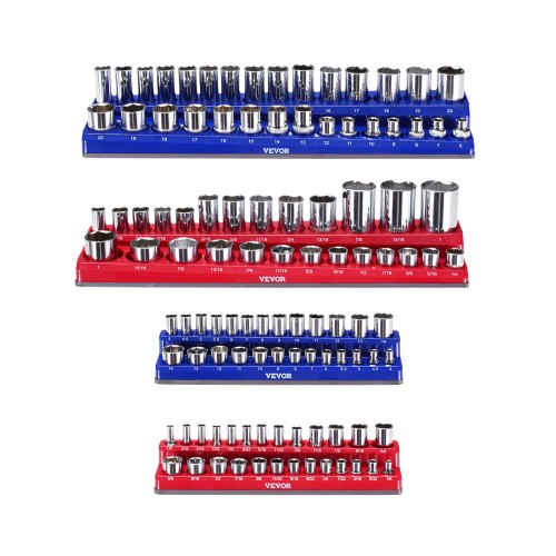 Magnetic Socket Organizer Set 4PCS Magnetic Socket Holder 14 38