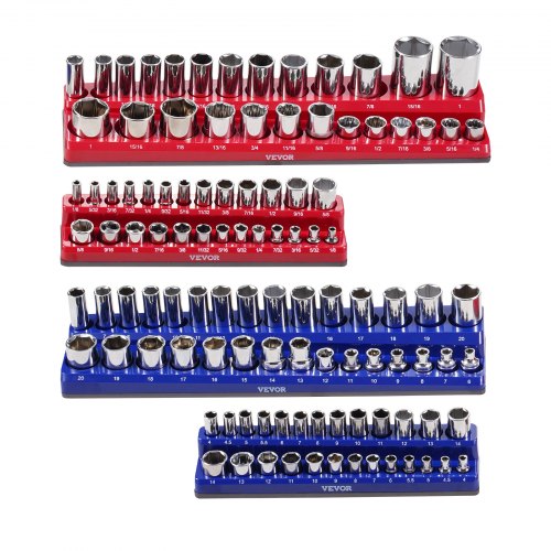 Magnetic Socket Organizer Set 4PCS Magnetic Socket Holder 14 38