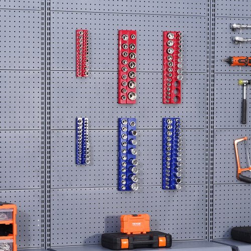 Magnetic Socket Organizer Set 6PCS Socket Holder 14 38 12