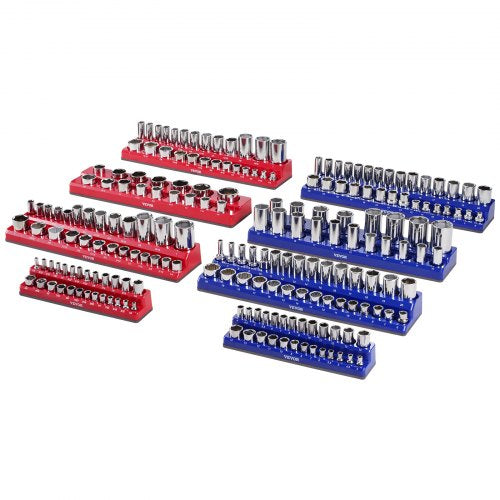Magnetic Socket Organizer Set 8PCS Socket Holder 14 38 12