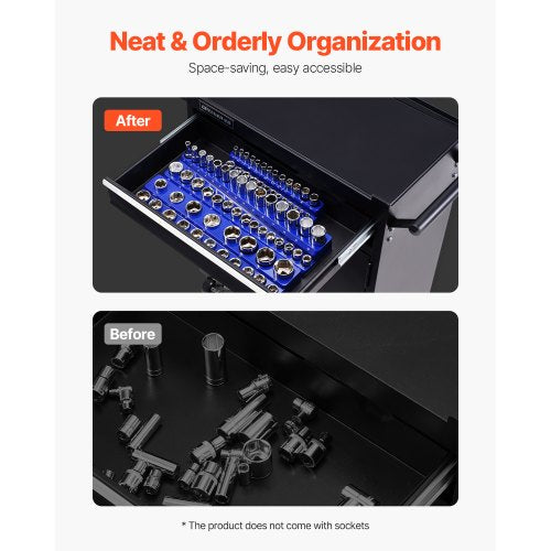 Magnetic Socket Organizer Set 3PCS Magnetic Socket Holder 14 38