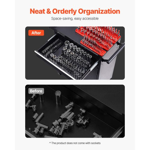 Socket Organizer Set 8PCS HighRod Socket Holder 14 38 12