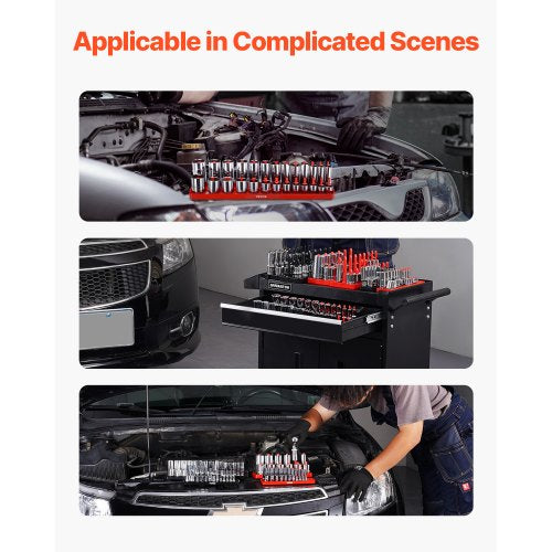 Socket Organizer Set 8PCS HighRod Socket Holder 14 38 12