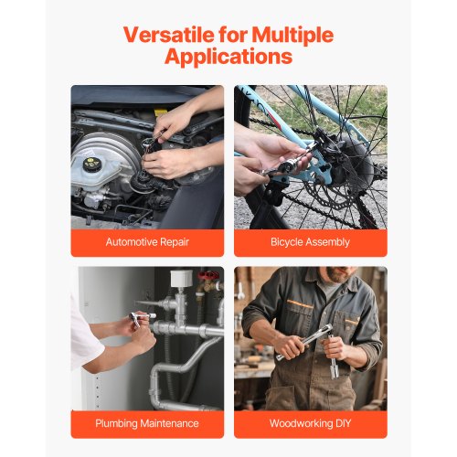 Socket Set 27 Pieces 14 inch Drive Socket and Ratchet Set SAE and Ratchet Set