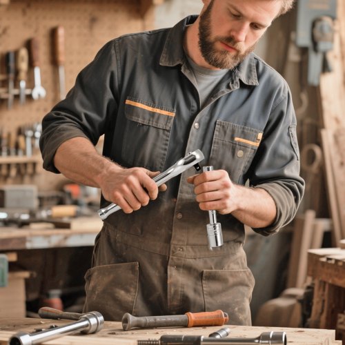 Socket Set 27 Pieces 14 inch Drive Socket and Ratchet Set SAE and Ratchet Set