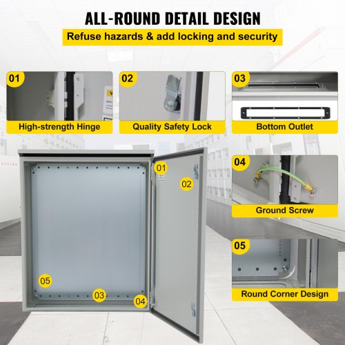Electrical Enclosure 24 x 24 x 12 NEMA 4 Outdoor Enclosure