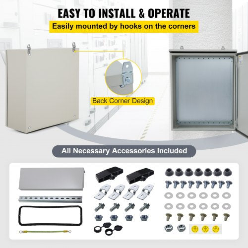 Electrical Enclosure 24 x 24 x 12 NEMA 4 Outdoor Enclosure