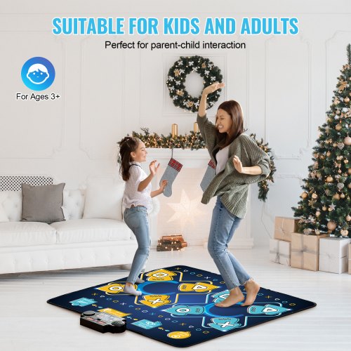 Dance Mat for Kids Dance Pad Toys Two Player Gift for 3 Year Old Girls – 52 L