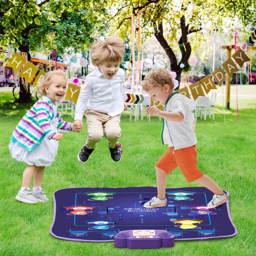 Dance Mat 6Button Dance Mixer Rhythm Step Play Mat Electronic Dance Pad