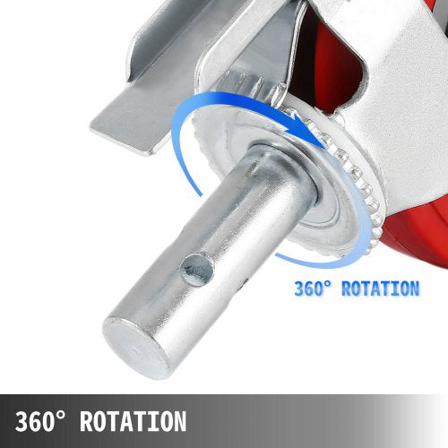 Scaffolding Wheels Set of 4 8 – Scaffolding Casters Heavy Duty 3200 Lbs