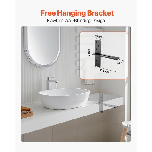 T Shelf Brackets 2 Pcs 200 lbs90 kg Weight Capacity 12x289x12 in 3048x735x3048