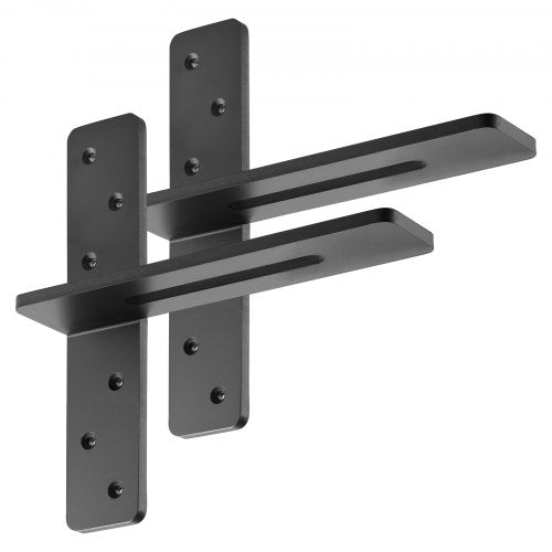T Shelf Brackets 2 Pcs 200 lbs90 kg Weight Capacity 12x289x12 in 3048x735x3048