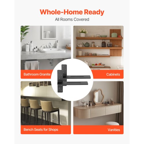 T Shelf Brackets 2 Pcs 200 lbs90 kg Weight Capacity 14x289x12 in 3556x735x3048
