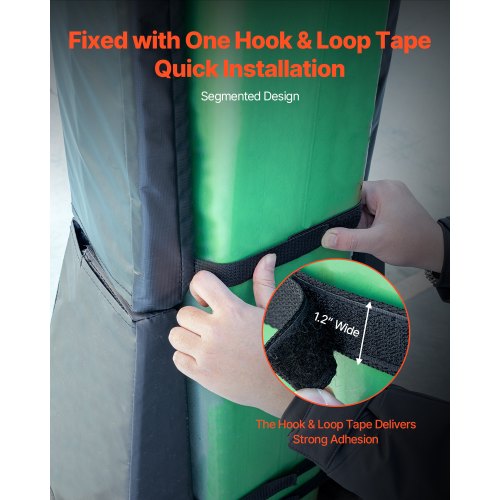 Basketball Pole Pad 64 Tall and 2 Thick Heavy Duty Wrap Around Pole