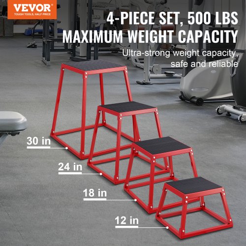 Plyometric Jump Boxes 12182430 Inch Plyo Box Platform and Jumping