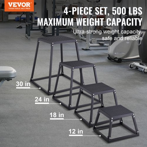 Plyometric Jump Boxes 12182430 Inch Plyo Box Platform and Jumping