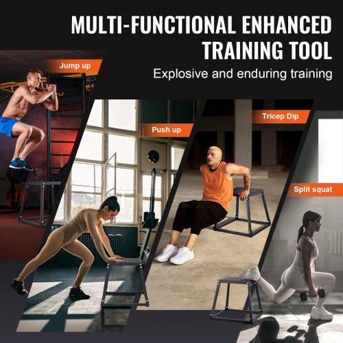 Plyometric Jump Boxes 12182430 Inch Plyo Box Platform and Jumping
