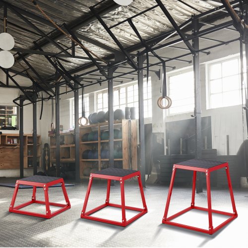 Plyometric Jump Boxes 121824 Inch Plyo Box Platform and Jumping Agility