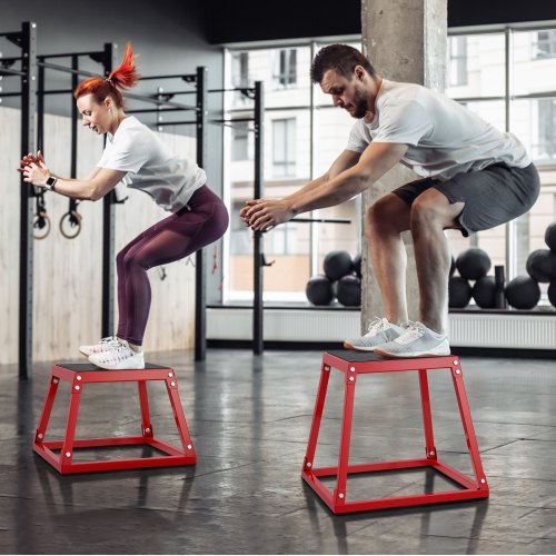 Plyometric Jump Box 12 Inch Plyo Box Steel Plyometric Platform and Jumping