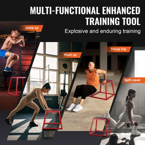 Plyometric Jump Box 18 Inch Plyo Box Steel Plyometric Platform and Jumping