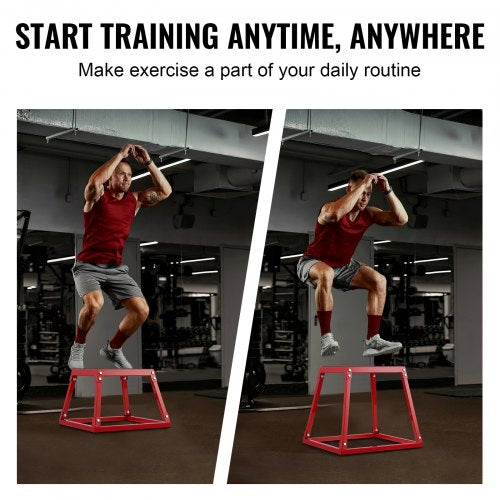 Plyometric Jump Box 18 Inch Plyo Box Steel Plyometric Platform and Jumping