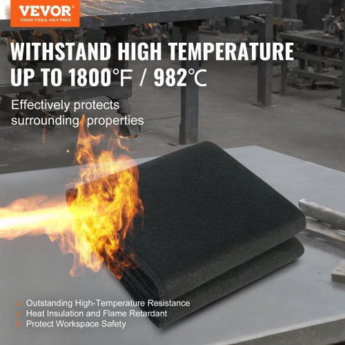 Carbon Felt Welding Blanket 27 x 12 Flame Retardant Welding Blankets