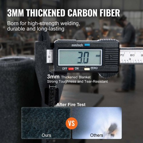 Carbon Felt Welding Blanket 27 x 12 Flame Retardant Welding Blankets