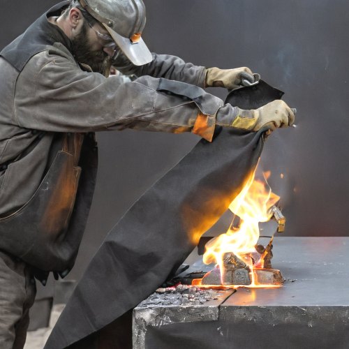 Carbon Felt Welding Blanket 27 x 12 Flame Retardant Welding Blankets