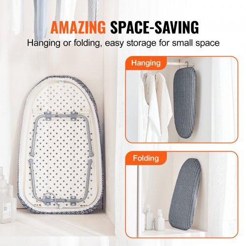 Tabletop Ironing Board 234 x 144 Small Iron Board with Heat Resistant