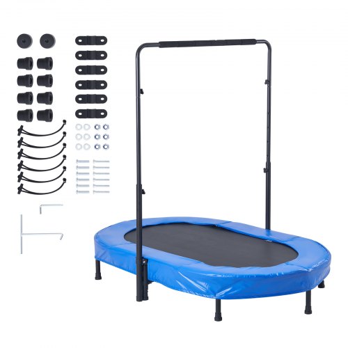 Kids Trampoline 56x36 inch Indoor Outdoor Trampoline Foldable Mini