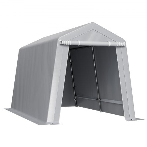 Outdoor Storage Shed 7 x 12 ft Portable Storage Tent with Rollup Door