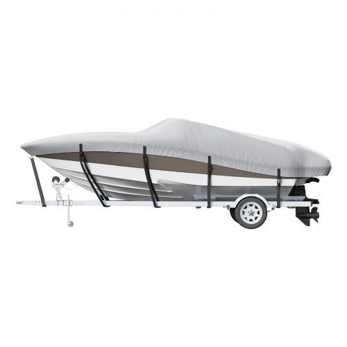 Boat Cover 1719 Trailerable Waterproof Boat Cover 600D Marine Grade PU