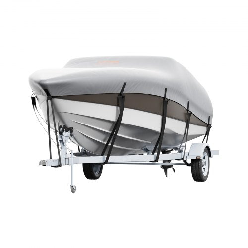 Boat Cover 1719 Trailerable Waterproof Boat Cover 600D Marine Grade PU