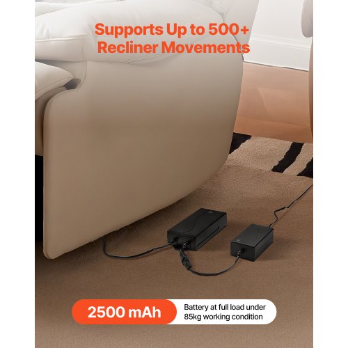 Battery Pack for Reclining Furniture 2500 mAh Rechargeable Recliner Battery
