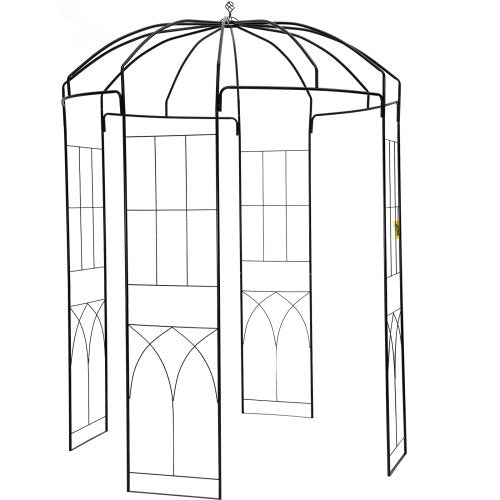 Birdcage Shape Garden Arbor 9 High x 66 Wide Heavy Duty Wrought Iron