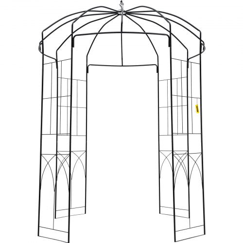 Birdcage Shape Garden Arbor 9 High x 66 Wide Heavy Duty Wrought Iron