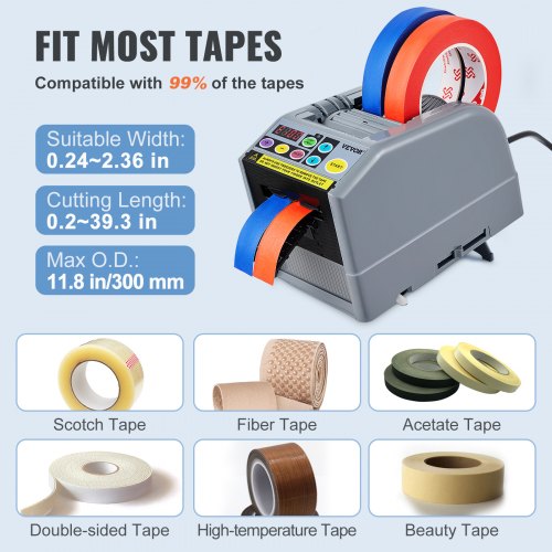 Automatic Tape Dispenser Adhesive Electric Tape Cutter Packaging Machine