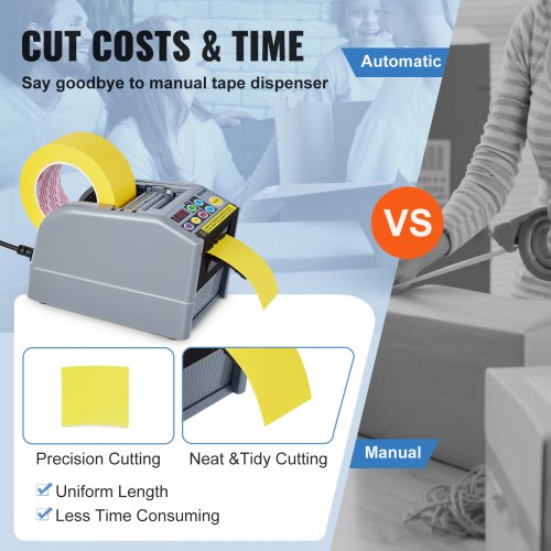 Automatic Tape Dispenser Adhesive Electric Tape Cutter Packaging Machine