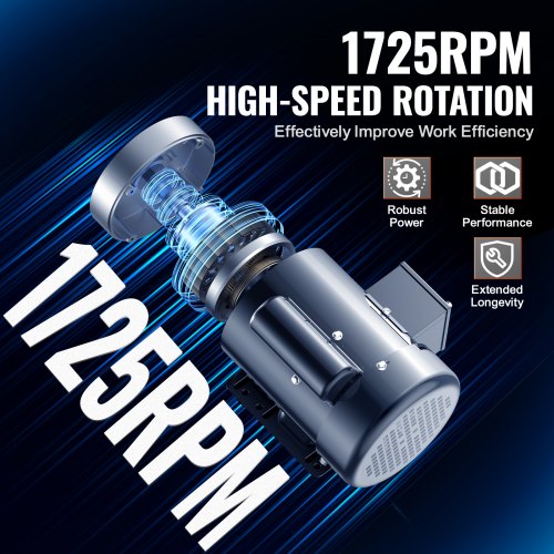 1HP Electric Motor 1725 rpm AC 115V230V 56C Frame Air Compressor Motor