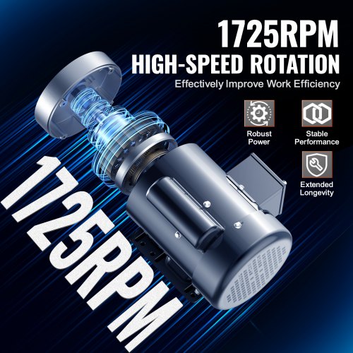 075HP Electric Motor 1725 rpm AC 115V230V 56C Frame Air Compressor