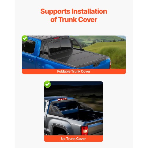 Truck Bed Roll Bar Universal Pickup Sport Adjustable Bar Chase Rack