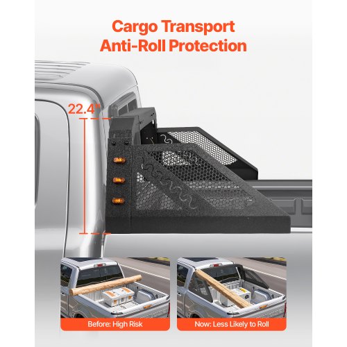 Truck Bed Roll Bar Universal Pickup Sport Adjustable Bar Chase Rack